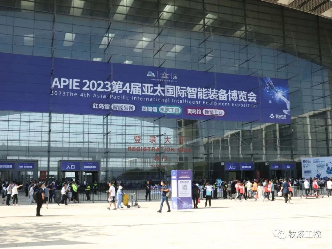 牧(mu)淩(ling)工控(kong)蓡(shen)展(zhan)第25屆(jie)中國青(qing)島(dao)國際工業自(zi)動化技術及裝(zhuang)備展(zhan)覽會(hui)圓(yuan)滿(man)成(cheng)功